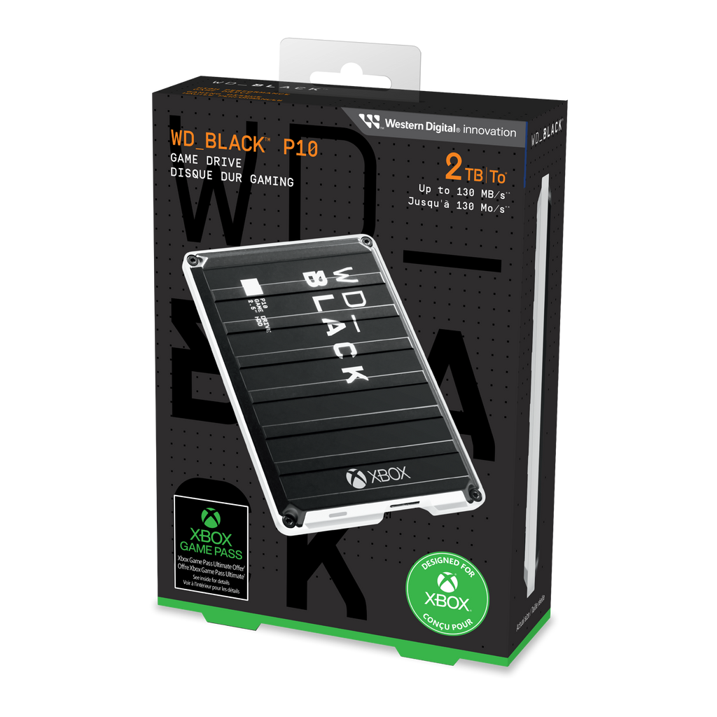 WD_BLACK™ P10 Game Drive for Xbox™ Futuromic Photo AV