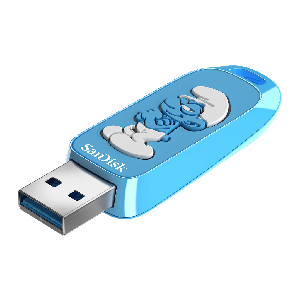 SanDisk Smurfs™ USB Flash Drive (SDCZIS)