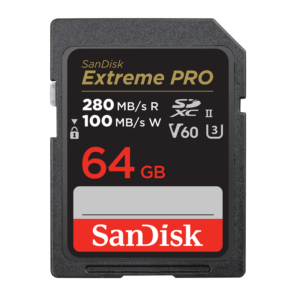 SanDisk Extreme PRO SDXC™ UHS-II Card (V60) (SDSDXEP)